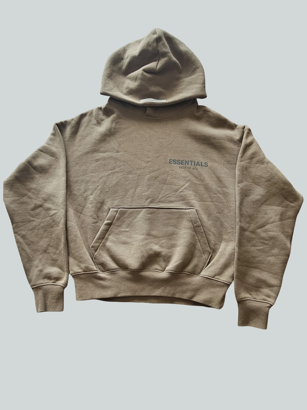 ESSENTIALS Kid's Hoodie in Sandstone Taupe